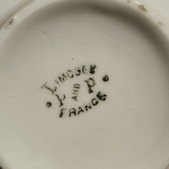 Antique Limoges P and P Teacup and Saucer - Picture 3 of 6